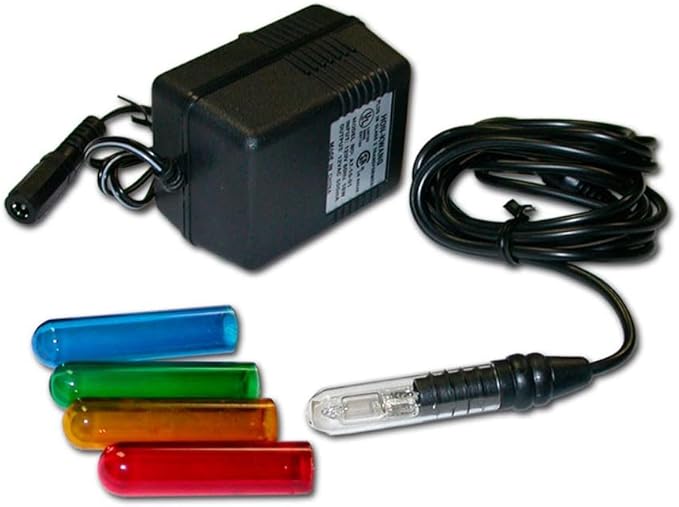 Alpine Corporation Outdoor Submersible Waterfall, Pond, and Fountain Halogen Lights