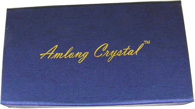 Amlong Crystal 40mm Clear Suncatcher Crystal Ball Prisms Feng Shui with Gift Box, Set of 2