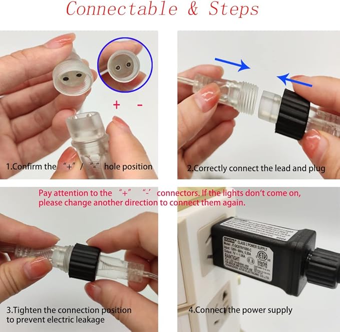 Aokudoni Blue Christmas Icicle Lights, 16 Inch 8 Tube Outdoor, UL Certified LED Connectable Decorations for Yard Porch Party Garden