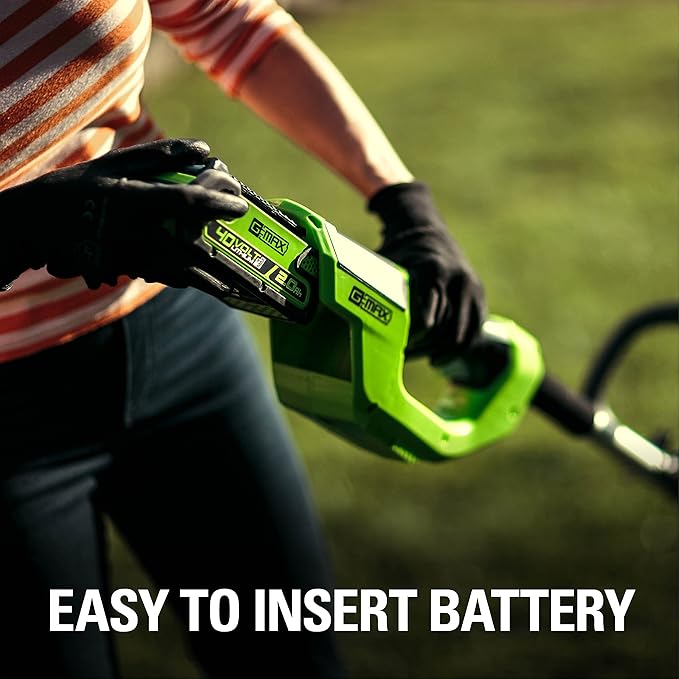 Greenworks 40V 12-Inch Cordless String Trimmer, Battery and Charger Not Included, BST4000