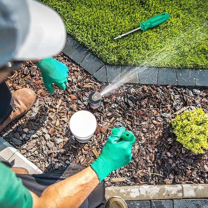 2 Pack Rotor Adjustment Tool Compatible with Rain Bird 5000 Sprinkler Heads, Rotor Pull up Tool and Adjustment Screwdriver, Sprinkler Removal Tool for Lawn Irrigation Sprinkler System