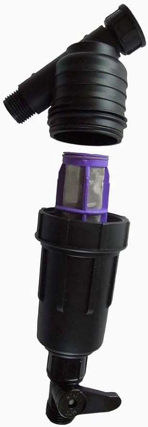 Drip Irrigation 200 Mesh Stainless Steel Wye Filter with Drain Valve