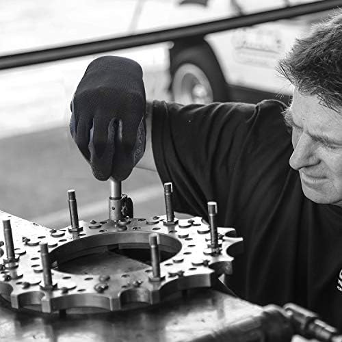 Evridwear Crinkle Latex Rubber Hand Coated Safety Work Gloves for Men Women General Multi Use Construction Warehouse Gardening Assembly Landscaping (M-Size Sizing) 120 Pairs Pack