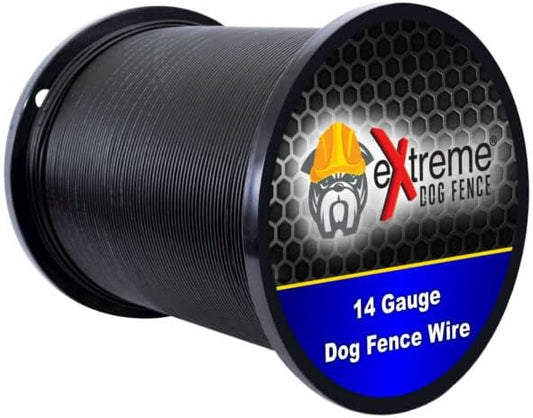 Extreme Dog Fence Industrial Grade Dog Fence Wire - 1000 Feet of Thickest Longest Lasting Electric Dog Fence Wire Available -14 Gauge (AWG) UV Resistant and Submersible