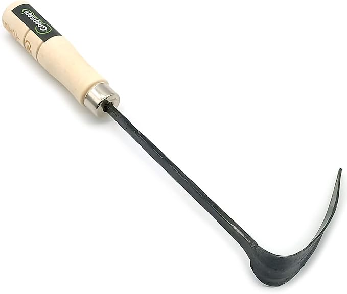 GARASANI Hand Hoe Plow Korean Style Ho-Mi Small Hoe Used to Dig Up Weeds (Grass)