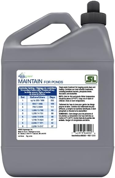 Aquascape Maintain Water Treatment for Pond Dosing System SL, 96090