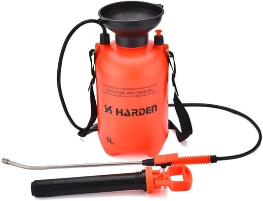 5L Heavy Duty Pressure Sprayer – Stainless Steel Rod & Brass Nozzle – Durable Garden Pump Sprayer for Lawn, Cleaning, Pesticides – Industrial Quality