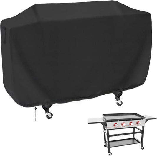 Flat Top Grill Cover for Royal Gourmet GB4000 - Waterproof Cover for Gas Griddle/Grill - Heavy Duty - 64.8 x 25 x 34 inches
