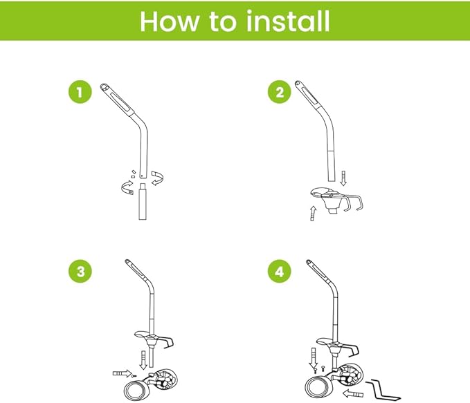 EJWOX Garden Pot Mover with Adjustable Handle - Heavy Duty Plant Dolly Caddy with Sturdy Flat-Free Wheels and Gripping Suction Cups, Max 165 Lbs Weight Capacity