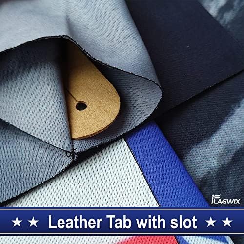 FLAGWIX Three Labrador Retriever Dogs, Patriot American Dog Flags - 4th of July Decorations for Home, Outside, Indoor Outdoor Flag, House Flag 30x40 - Double Sided, Heavy Duty Canvas, Fade Resistant