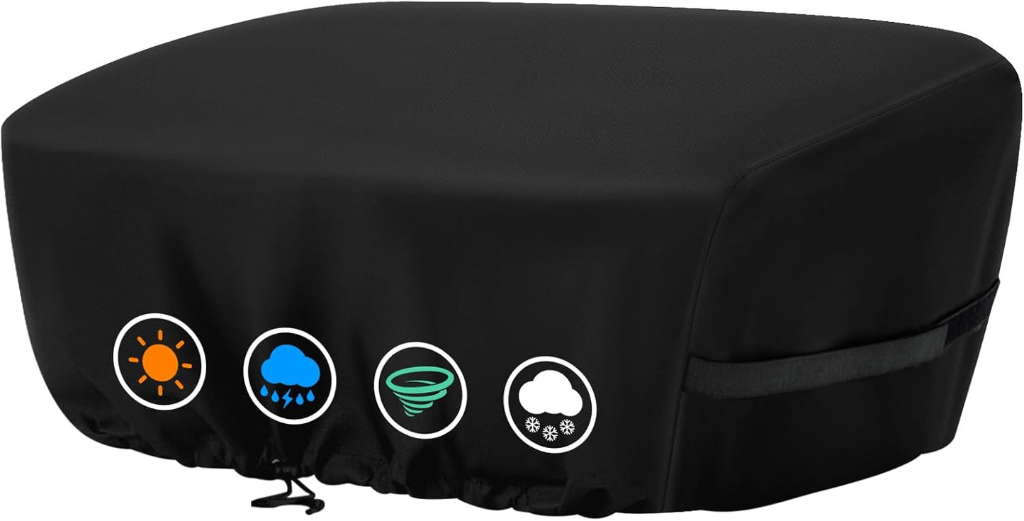 Heavy Duty Grill Cover Compatible with 1813 Blackstone 22inch Tabletop Griddle with Hood Captiva Designs 22‘’ Coleman Roadtrip LX,LXX, LXE, 285 Camping Grills and Smoke Hollow 205 Grill,600D Cover