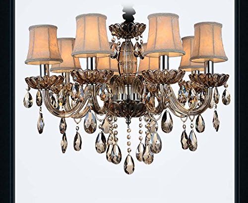 Fushing 20Pcs Chandelier Crystals, Clear Teardrop Crystal Chandelier Pendants Parts Beads, Hanging Crystals for Chandeliers (76mm, Clear)