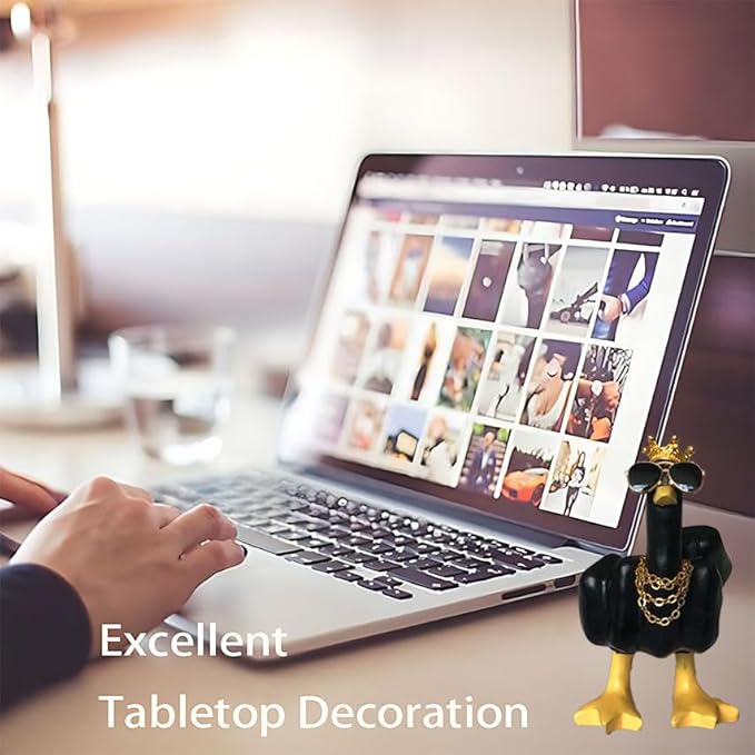 Accddio Funny Resin Garden Statue Decor for Home Office Desk Patio Garden Decor Funny Gifts