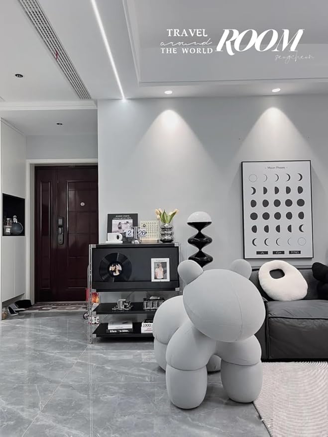 Dimoon 78.7''x17.7'' Grey Peel and Stick Wallpaper Contact Paper Modern Self Adhesive Wall Paper Removable Renter Friendly Textured Solid Color Shelf Cabinet Vinyl Roll (78.7''x17.7'',Silver Grey)