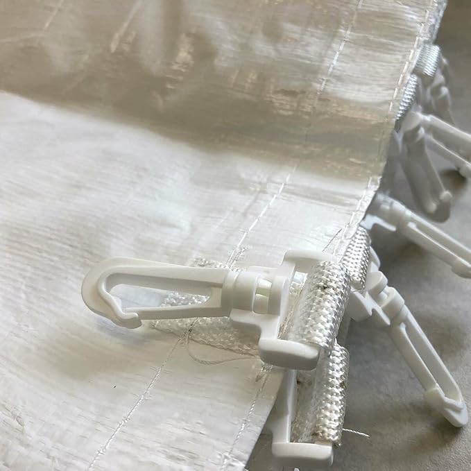 20' x 40' Economy Sidewall Kit for Canopy Tent, Complete Set of (6) White 20' Side Walls for 7' Foot Height Party Frame and Outdoor Canopy Pole Tents, Tent Not Included