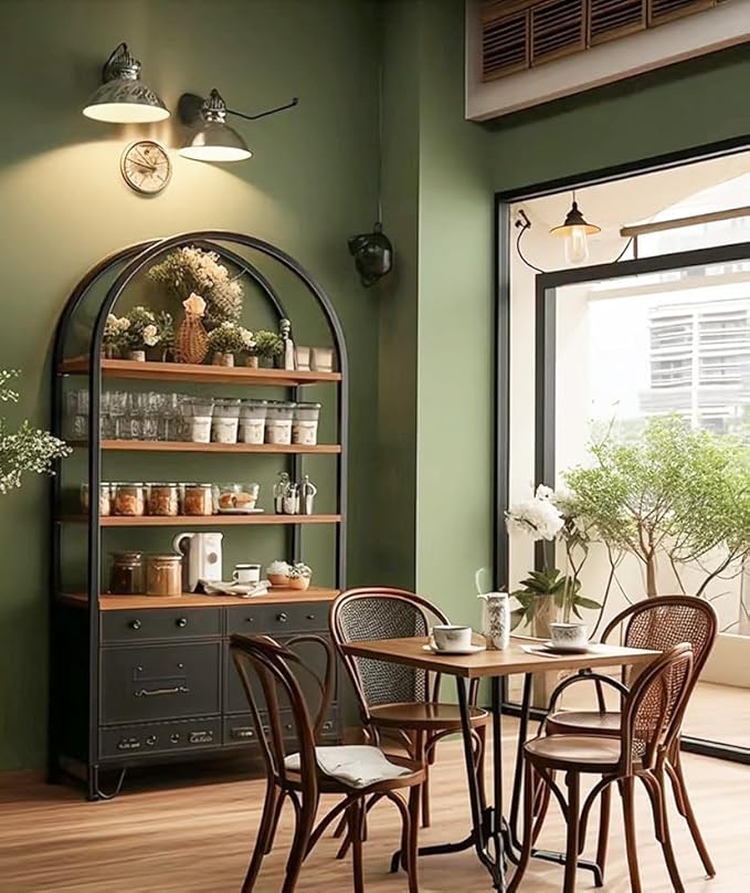 Dimoon 236''x17.7'' Green Peel and Stick Wallpaper Contact Paper Modern Self Adhesive Wall Paper Removable Renter Friendly Textured Solid Color Shelf Cabinet Vinyl Roll (236''x17.7'',Olive Green)