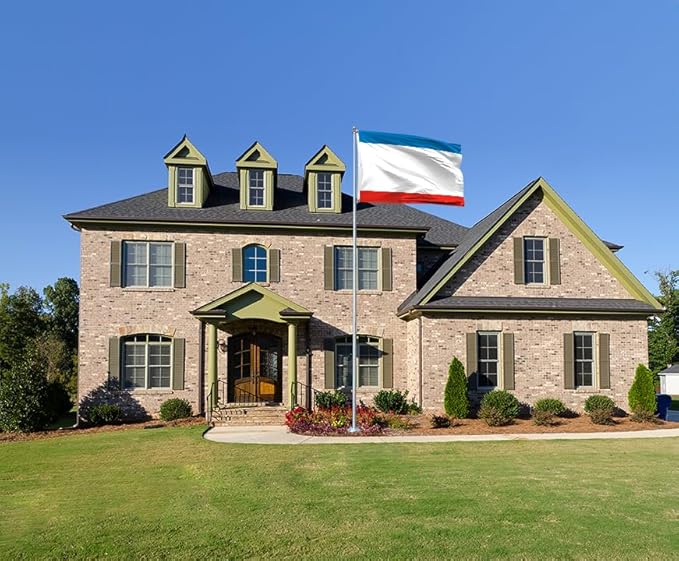 Double Sided Ukraine Crimea Flag 2x3FT Ukrainian Crimean Polyester Banner With 2 Grommets Fade Resistant Vivid Color For Patriotic Festival Events Party Decoration(Crimea UKR, 2x3FT-3ply)