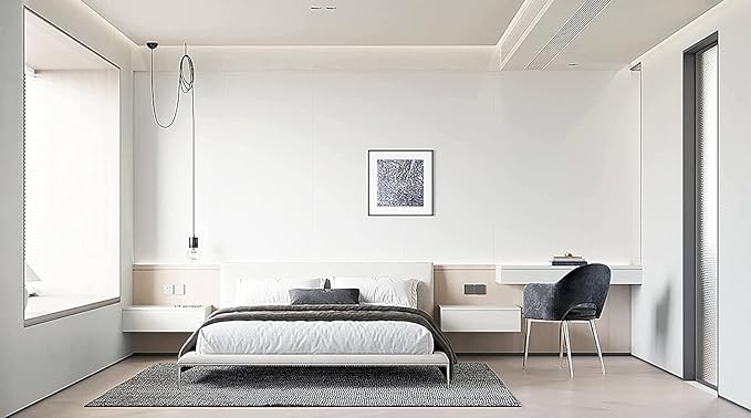 Dimoon 236''x23.6'' White Skin Peel and Stick Wallpaper Contact Paper Modern Self Adhesive Wall Paper Removable Renter Friendly Textured Solid Color Cabinet Vinyl Roll (236''x23.6'',White Skin)