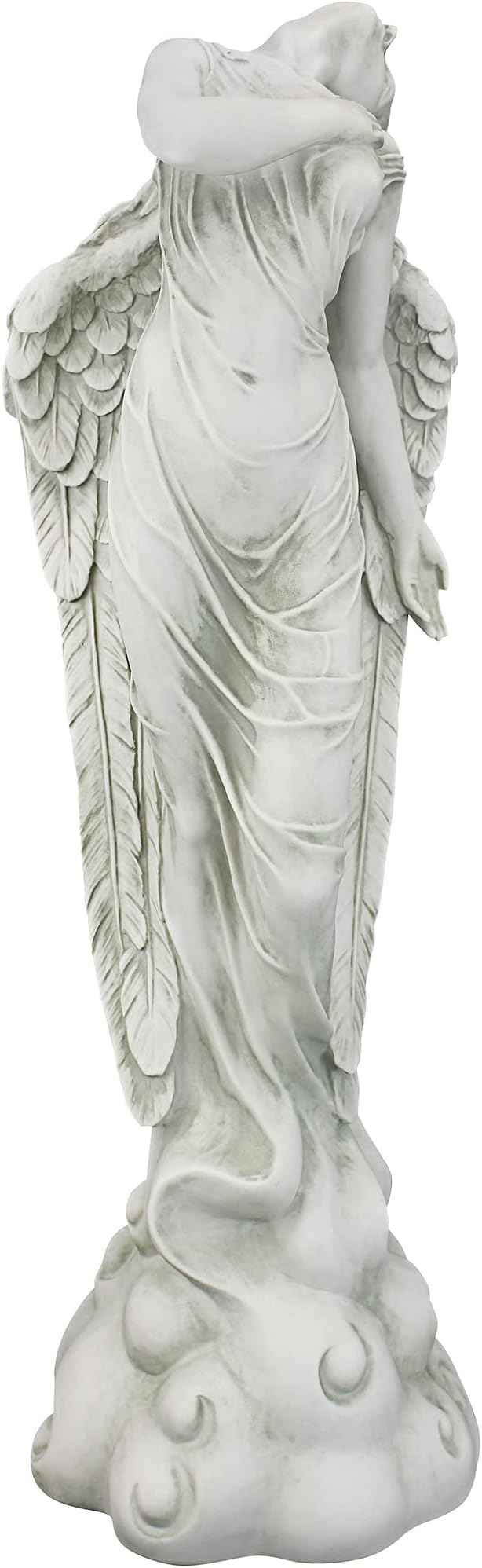 Design Toscano Ascending Angel Garden Statue, Medium, Antique Stone