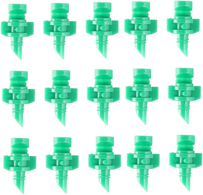 100 Pcs 180 Degree Refraction Atomized Dripper Micro Garden Sprinkler Sprayer Hydroponic Garden Irrigation