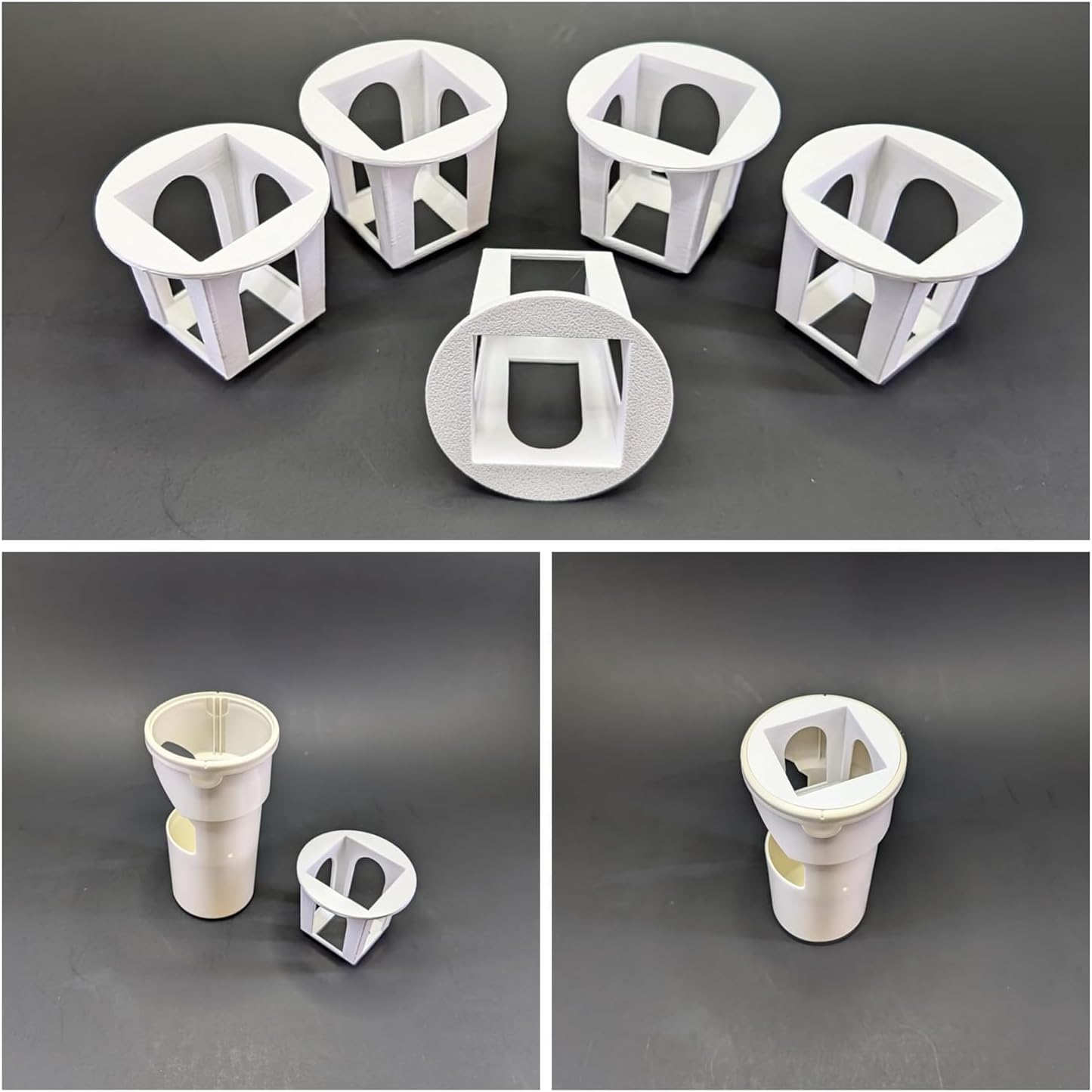 Grow Cubes for Hydroponic System/Compatible with Gardyn (10 Grow Cubes / 10 White caps)