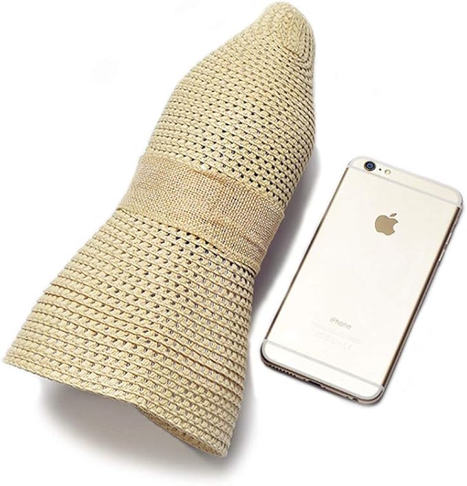 Cyiecw Women Floppy Sun Hats Fashionable Summer Wide Brim Cap BeachStraw Hat UV UPF50 Travel Packable Cotton