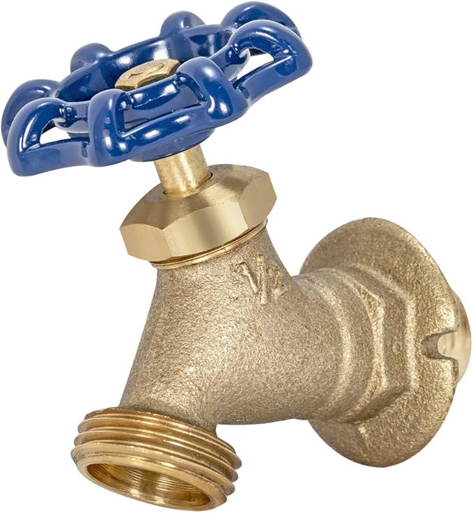 Eastman Brass Irrigation Sillcock Valve, 1/2 Inch Sweat x 1/2 inch MHT Connection, Brass Plumbing Fitting, 20222