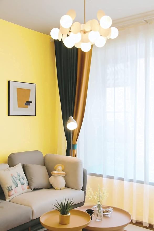 Dimoon 78.7''x17.7'' Yellow Peel and Stick Wallpaper Contact Paper Modern Self Adhesive Wall Paper Removable Renter Friendly Textured Solid Color Shelf Cabinet Vinyl Roll (78.7''x17.7'',Yellow)