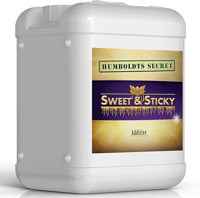 Humboldts Secret Sweet & Sticky – Carbohydrate and Saccharide Energy Source – Enhance Aroma and Flavor of Plants – Potting Soil for Indoor Plants – Energy and Food for Plants – 5 Gallon