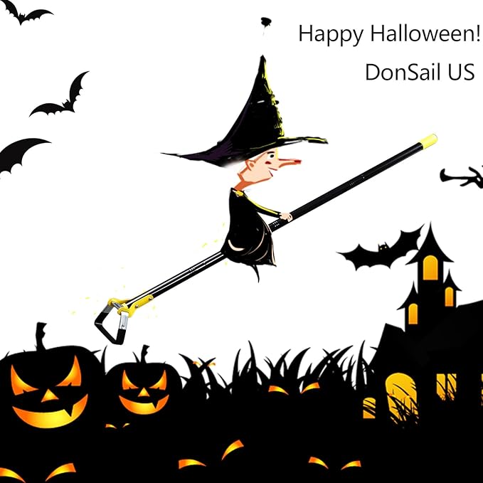 DonSail Hoe Garden Tool -Scuffle Garden Hula Hoes for Weeding Gardening Long Handle Heavy Duty - Adjustable Weeding Loop Stirrup Hoe 30-61 Inch Black