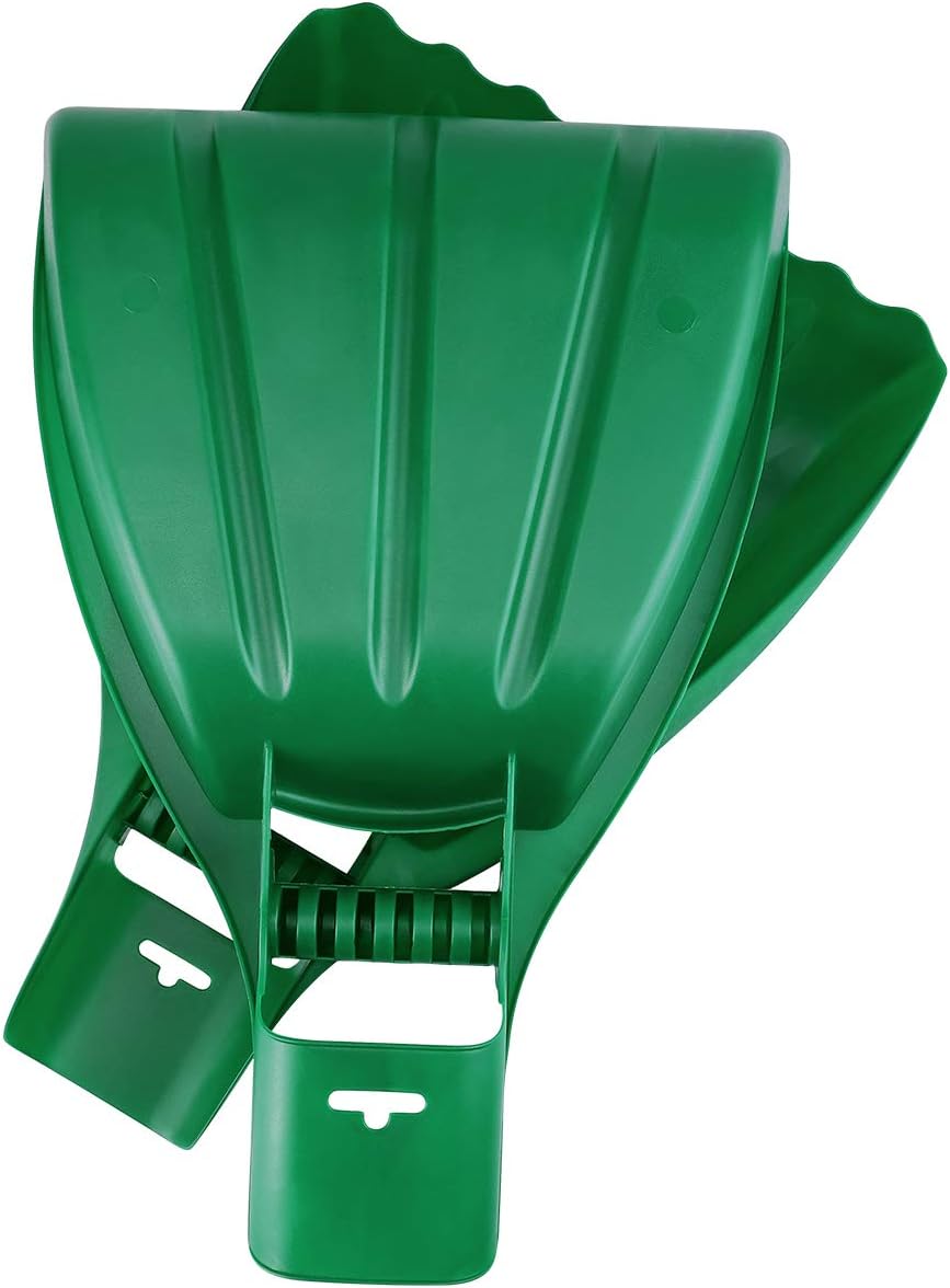 Eastrans Large Leaf Scoops and Hand Rake Claw, Ergonomic Hand Held Garden Rake Grabbers for Picking up Leaves,Grass Clippings and Lawn Debris