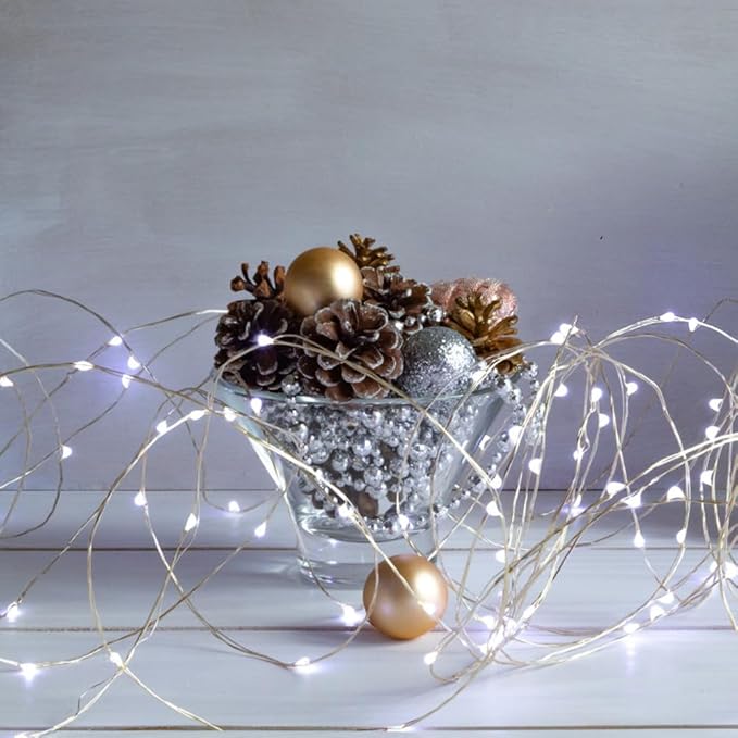 Fairy Lights Plug in,328FT 1000 LEDs Waterproof Led String Lights,Twinkle Light with 8 Modes Remote for Outdoor Indoor Christmas Wedding Birthday Garden Party Decorations,Cool White