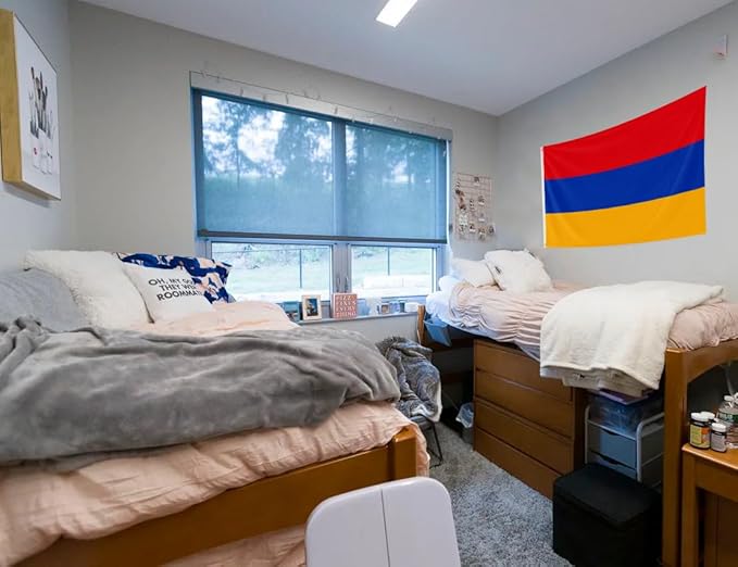 Double Sided Armenia Flag 4x6FT Armenian National Polyester Flag With 2 Grommets For Patriotic Armenian Themed Festival Events Party Decoration(Armenia, 4x6FT-3ply)