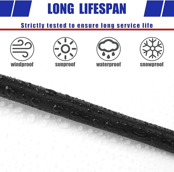 Hoolerry Solid Sprinkler System Wire 18 Gauge Irrigation Wire with UV Resistant PVC Jacket Sprinkler Cable for Underground Irrigation Field Central Control System 30v Ul Listed(18/5, 50 Ft)