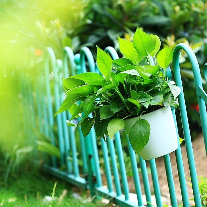 5 Packs 7.3”Wall Hanging Self Watering Planters Large Wall Mounted Plastic Plant Pots Wick Flower Pots for Indoor and Outdoor Wall Mounted Planters African Violet Pot Orchid Pots