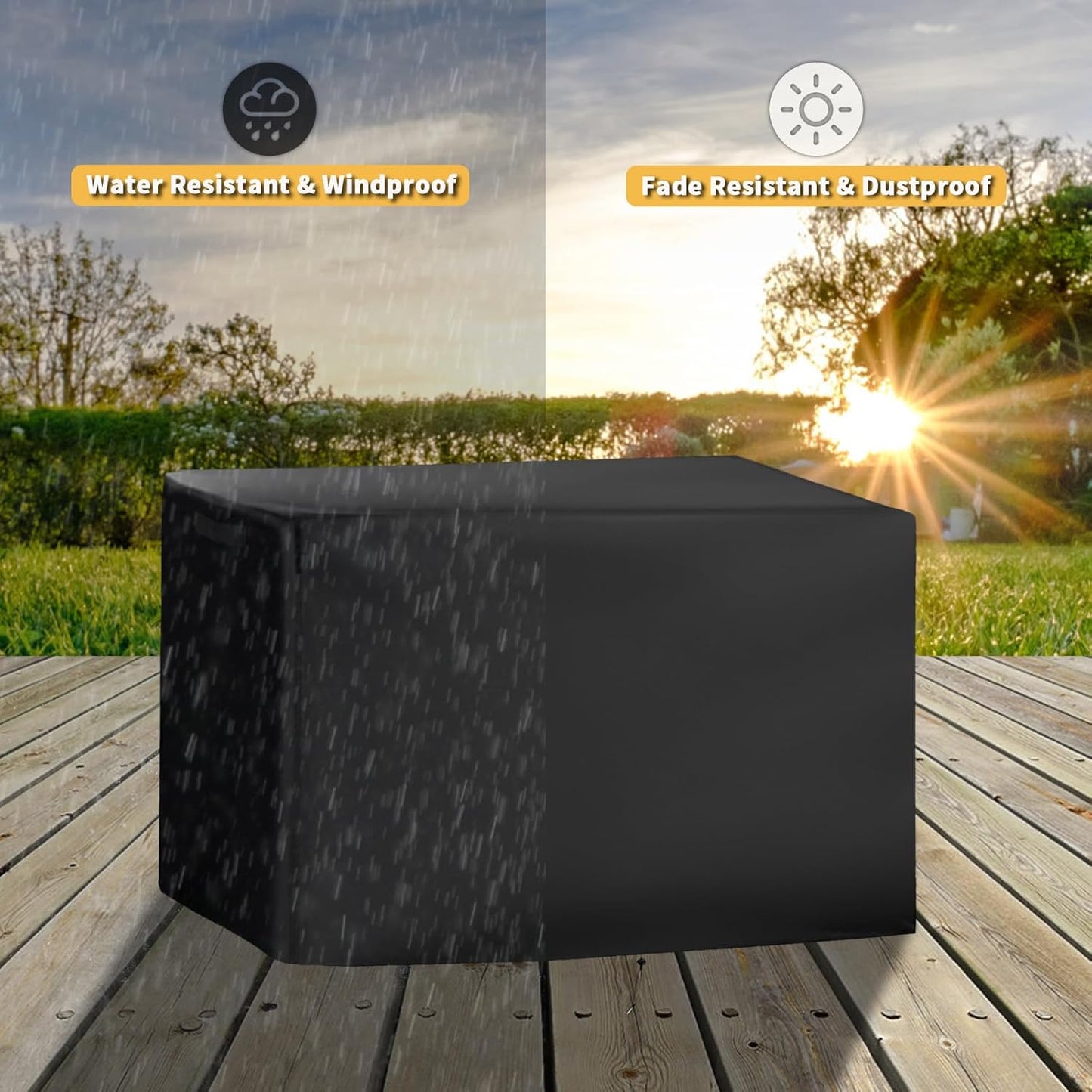 Grill Cover for Charbroil Grill2Go X200 Single Burner Gas Grill, Heavy-Duty 600D Tabletop BBQ Cover for CharBroil 1-Burner Portable Propane Gas Grill 17402049