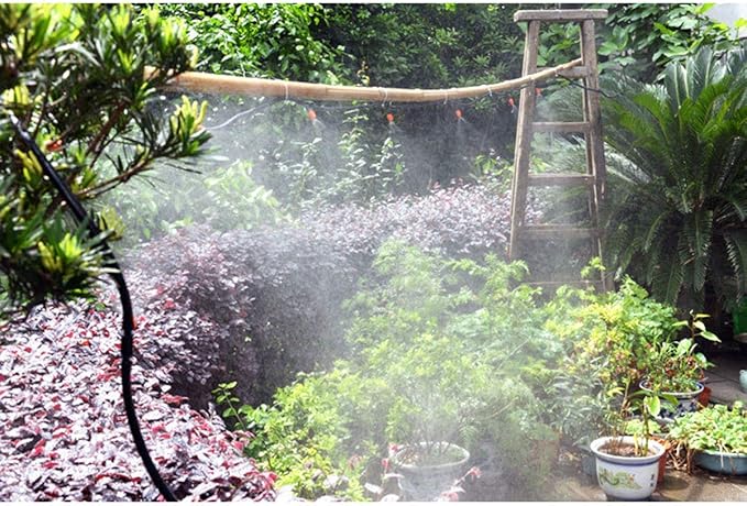 E-outstanding Micro Flow Dripper 12PCS Micro Spray Adjustable Garden Sprinkler Head Atomizers Sprinklers Drip Irrigation Misting Nozzles