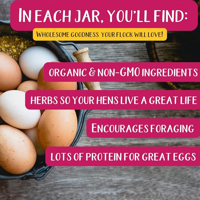 10.5 lb Pampered Chicken Mama Dust Bath with Organic Herbs & Essential Oils for Chickens, Quail, & Poultry | Dust Bath for Chickens to Keep Feathers Clean & Healthy