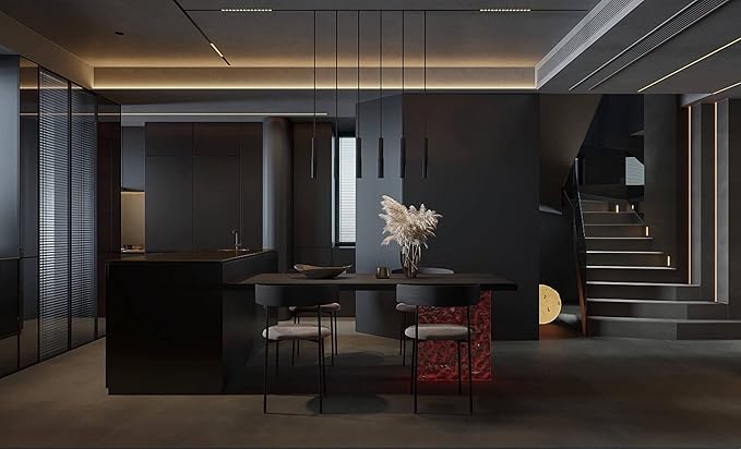 Dimoon 394''x15.7'' Black Skin Peel and Stick Wallpaper Contact Paper Modern Self Adhesive Wall Paper Removable Renter Friendly Textured Solid Color Cabinet Vinyl Roll (394''x15.7'',Black Skin)