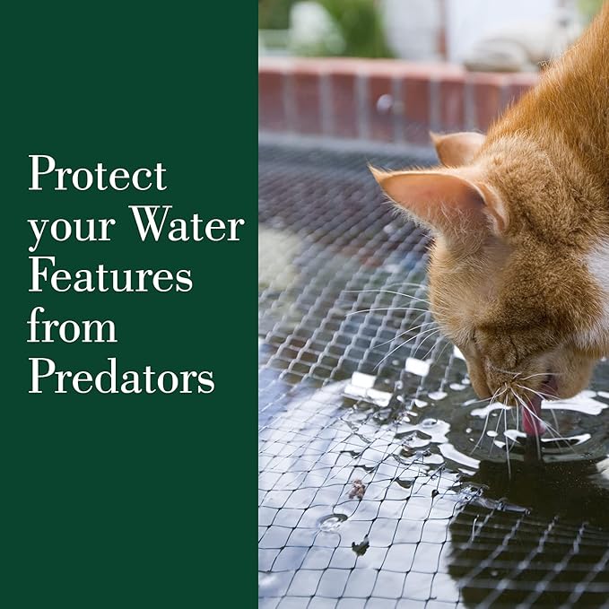 Dalen Pond & Pool Netting – Outdoor Water Garden Cover – Protective Mesh for Fish & Aquatic Life - 3/8" Mesh - (28' x 45')