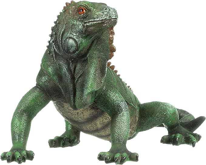 Design Toscano Iggy The Iguana Indoor/Outdoor Garden Statue, Large, 22 Inch Long, Cast Stone Resin, Full Color Finish