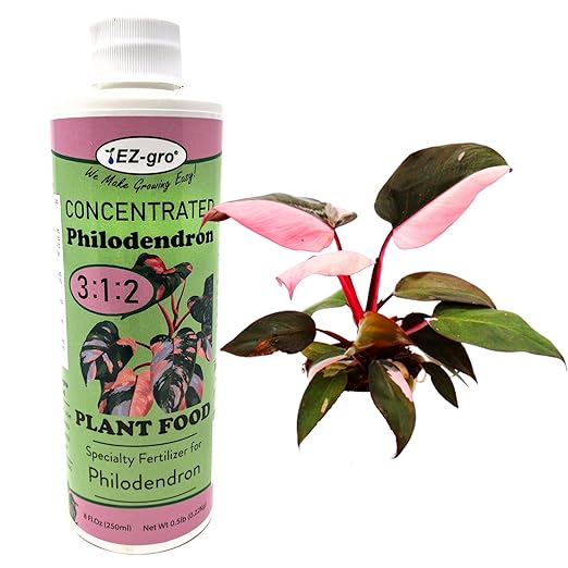 EZ-GRO Liquid Philodendron Fertilizer - Indoor Plant Food with Ratio of 3 1 2 NPK Fertilizer for Philodendron Plant | Premium Indoor Plant Fertilizers for Healthy Growth