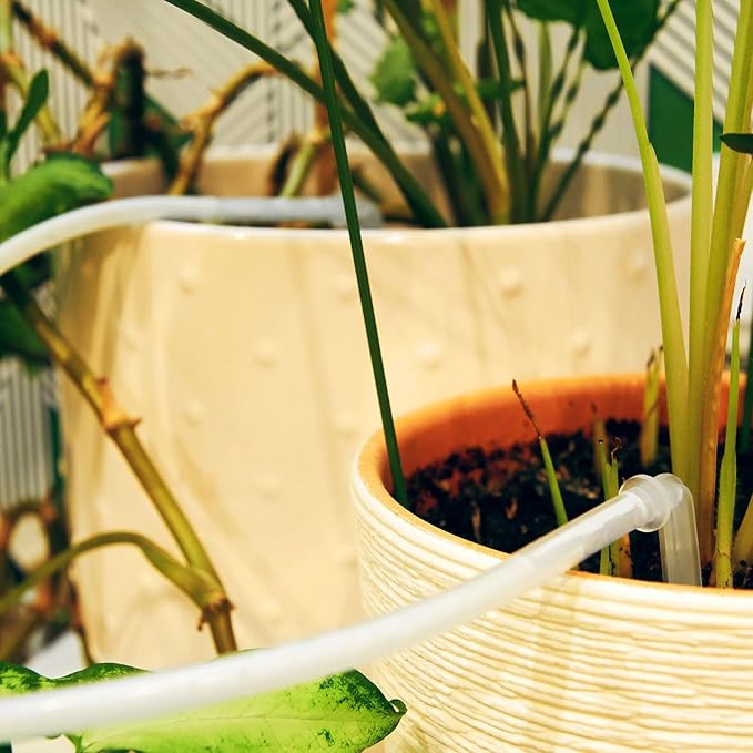 5/8" x 0.8" Braided Clear Plastic PVC Tubing 10ft High Pressure Flexible Reinforced Vinyl Tube, [for Garden Irrigation, Water Hose, Fish Tank, Water Transfer] - 15.9x20.6mm