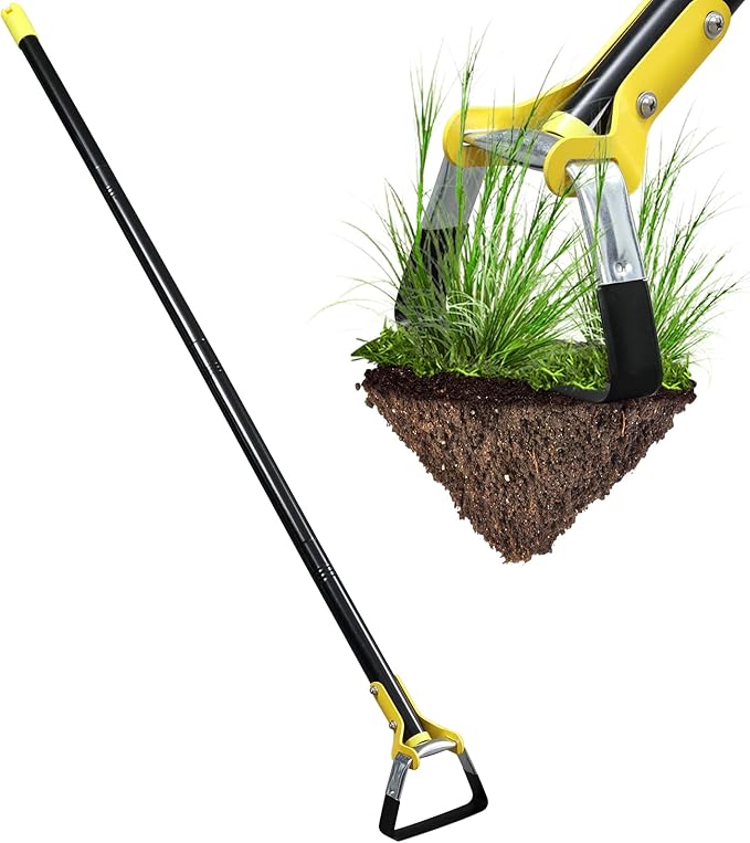 Garden Hoe，7.5FT Weeding Tools for Garden,Handheld Weeding Rake Planting Vegetables Farm,Sharp Durable Gardening Gifts for Hoe Garden Tool Traditional Steel Quenching Forging Process