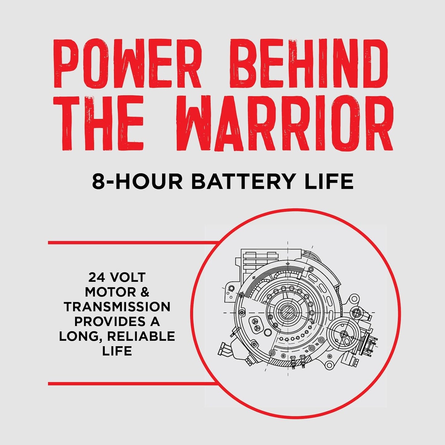 Electric Powered Wheelbarrow 350 LBS Capacity and 6 Cu FT Poly Tray 8 Hour Battery Life