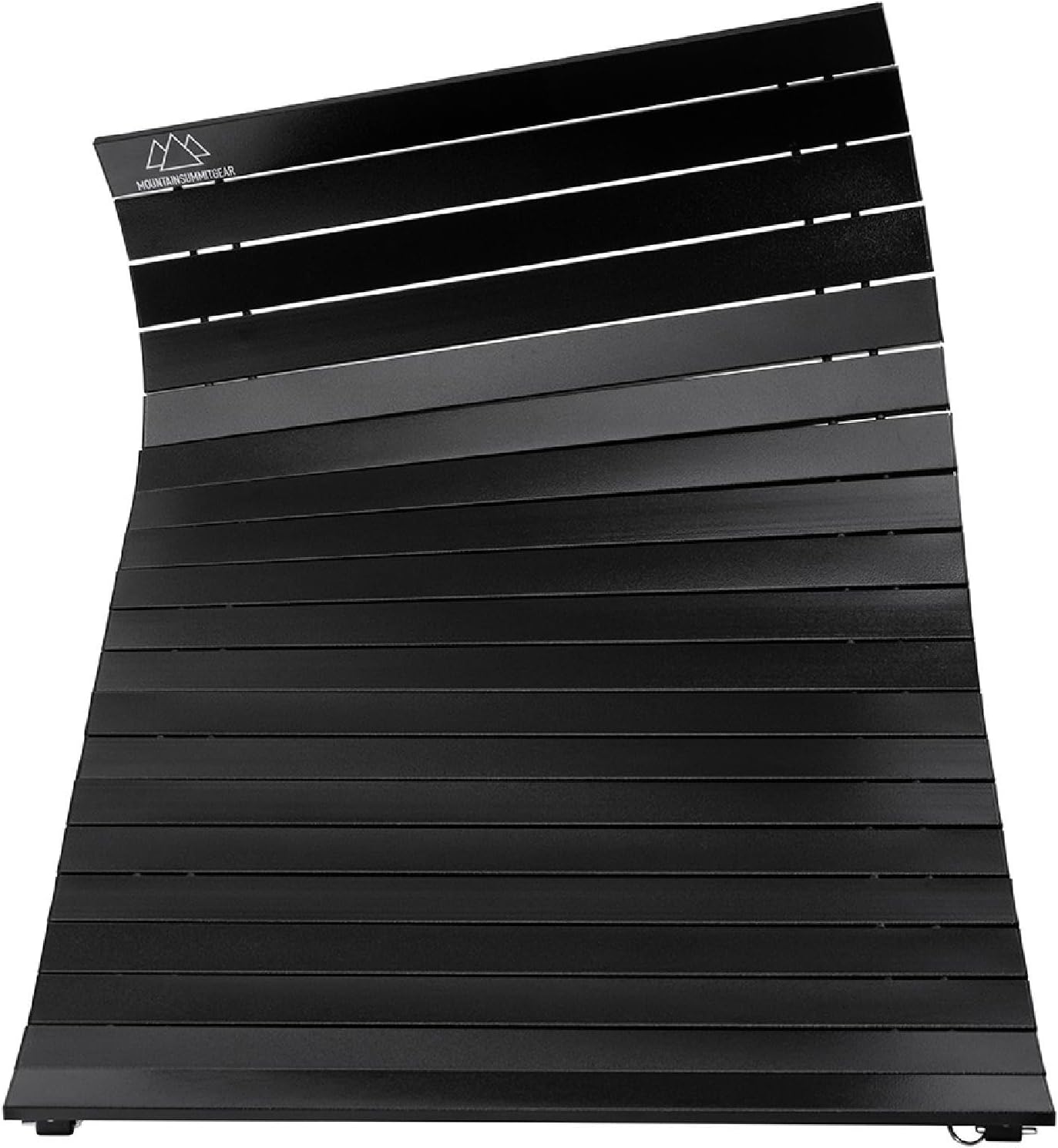 Heavy-Duty Roll-Top Table for Camping - Portable Aluminum-Top Folding Table with Steel Frame by Caddis Sports (Medium)