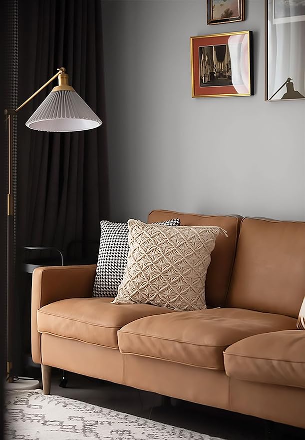 Dimoon 118''x17.7'' Grey Peel and Stick Wallpaper Contact Paper Modern Self Adhesive Wall Paper Removable Renter Friendly Textured Solid Color Shelf Cabinet Vinyl Roll (118''x17.7'',Grey)