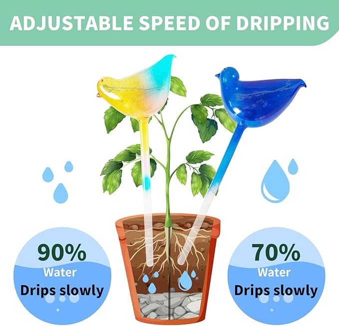 Glass Plant Watering Globes, Flower Watering Globes Self Watering Star Plant Watering Pot, Automatic Multicolored Glass Watering Spray for Everyday Use,3 Pack (B)