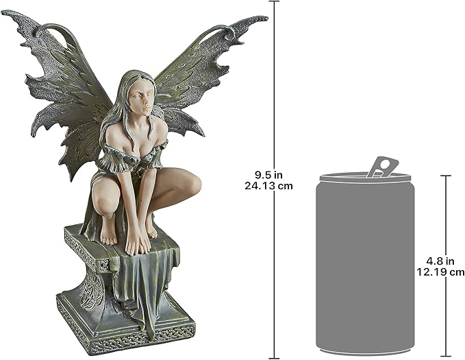 Design Toscano Small Celtic Fairy Perilous Perch Statue