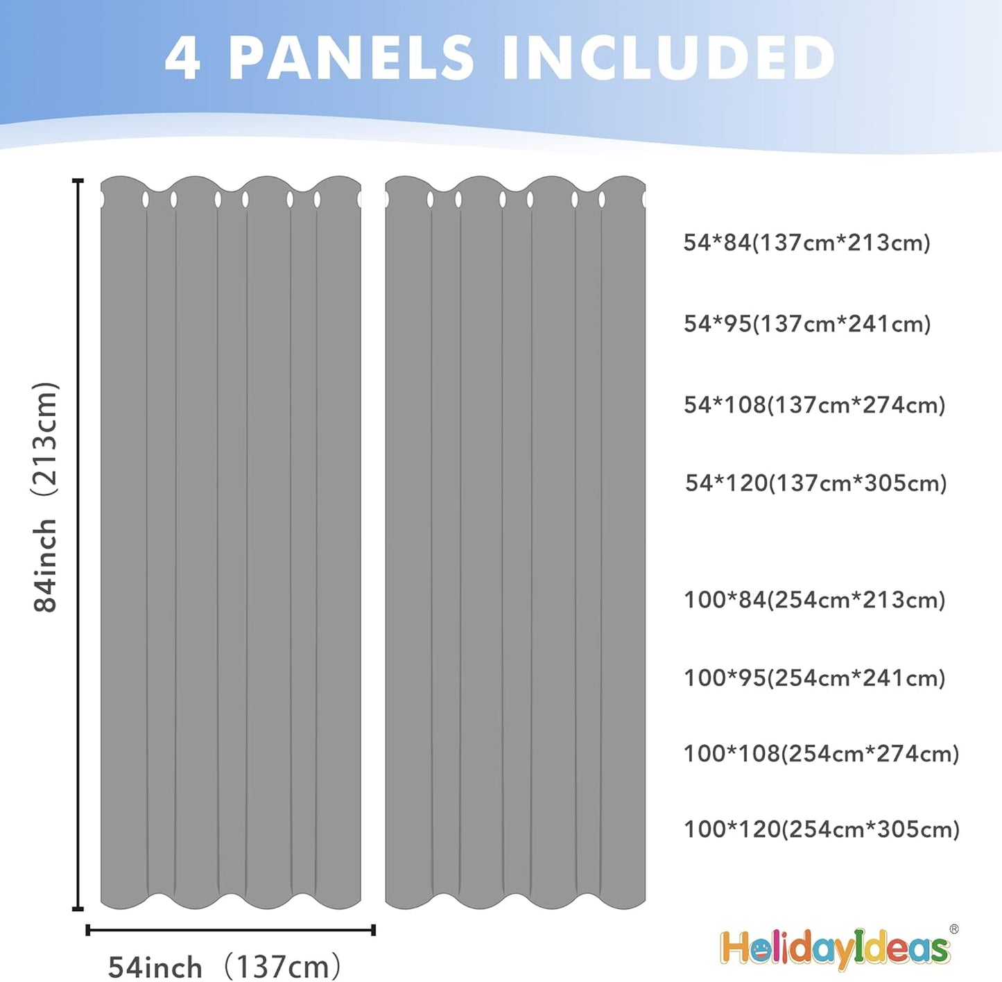 HolidayIdeas Beige Outdoor Sheer Curtains for Patio Waterproof, 4 Panels - 100 x 120 Inch - Extra Wide Voile Outside Curtains Light Filtering Grommet Drapes for Front Porch, Gazebo, Pergola, Backyard